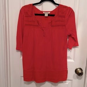Lucky Brand Orange Shirt